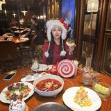 在万象城吃到了圣诞主题的漂亮饭