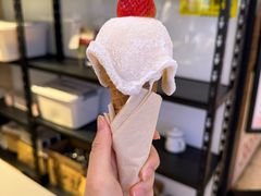 草莓大福牛乳冰淇淋-太犇牛手作茶铺(江北虹悦城店)