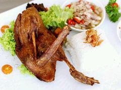 巴厘岛特色脏鸭餐-金海湾渔港高级夕阳海景活海鲜餐厅