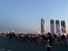 -大连星海广场音乐喷泉
