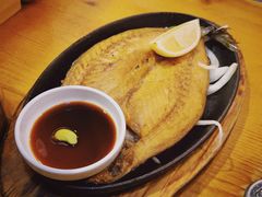 煎鲅鱼-喇喇排骨火锅·传统韩式脊骨汤(望京西园总店)