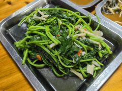 酸笋红薯叶-龙上水现炒生料(柳沙店)