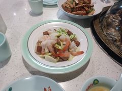 山竹笋凤尾虾-巧克力渔家.小船海鲜胶东菜(万平口店)