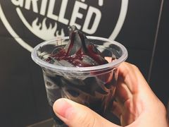 酷黑火山红丝绒新地（黑芝麻）-汉堡王(烟台新世界店)
