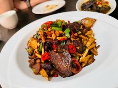 萝卜干炒腊肉-湘肠香火锅店(团结湖店)