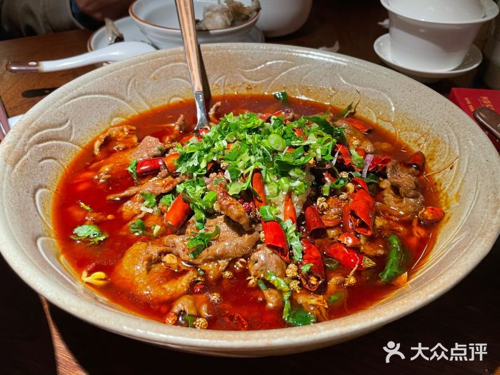 阿强家酸菜鱼(林乐店)水煮牛肉图片