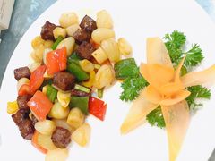 子姜乔头牛肉粒-點無缺茶楼·海鲜酒家(世博店)