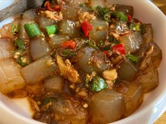 腊汁肉炒凉粉-山丹丹西北菜(金贸大厦店)
