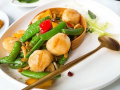 碧绿菌皇炒带子-喜粤8号(四海唐人街店)