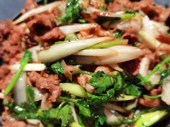 葱爆羊肉-京尊烤鸭店JINGZUN(春秀路店)