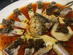 雪菜蒸黄花鱼-甄御•海鲜新青岛菜(麦岛店)