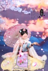 -后宫·古装汉服京剧儿童亲子全家福摄影