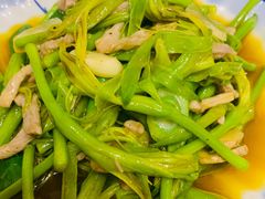 黄花肉丝-对又来老费饭店