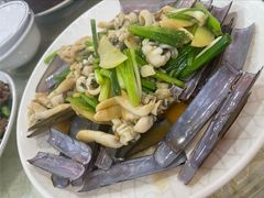 姜葱炒圣子王-鹏城人家海鲜酒家·23年老字号(较场尾店)
