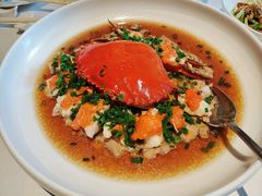 葱油蒸红膏蟹-玫瑰厅上海菜(兴国路店)