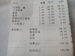 账单-民福居烤鸭店(石榴庄店)