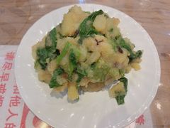 小白菜土豆泥-韩师傅老大同刀削面(北苑路店)