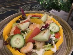 芒果大虾沙拉-第101座花园餐厅(湖滨88店)