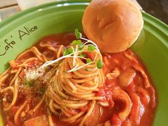 西红柿辣鸡意大利面-Cafe Alice咖啡爱丽丝(奥城店)