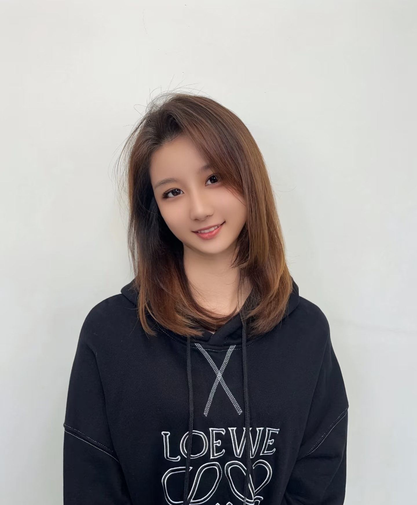 披肩发#锁骨发发型