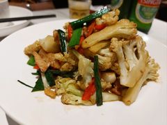 椰菜花炒腊肉-一品红川菜(皇岗店)