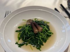 上汤鲜菌浸时蔬-皇朝会.经典传统粤菜(外滩店)