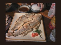 煎焗海鲈一夜情-上楼私房菜(院士路店)