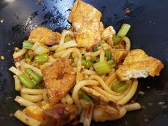-东来菜馆•手抓海鲜家常菜•海鲜锅贴(鸽子窝店)