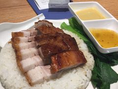 烧味双拼饭-庆记香港烧味小馆(浦东机场店)