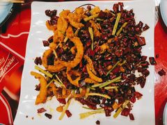 干煸鱿鱼-天津乾毓德饭庄·清真传统炒菜·海鲜烧烤(咸阳路店)