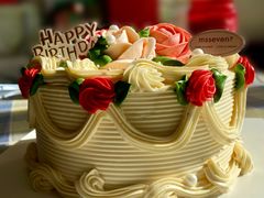 繁花·白脱奶油蛋糕-蜜思琪蛋糕(民生路店)