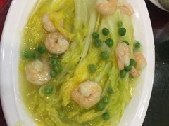鲜虾扒白菜-玉华台饭庄(裕中西里小区店)