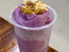 紫葡萄牛奶冰浆-笔记安顺夺夺粉火锅