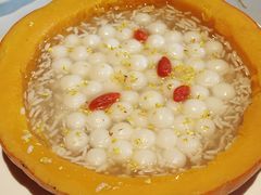 南瓜酒酿小圆子-玫瑰厅上海菜(兴国路店)