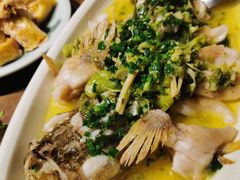 雪菜笋丝蒸笋壳鱼-孔乙己酒家(虹桥路店)