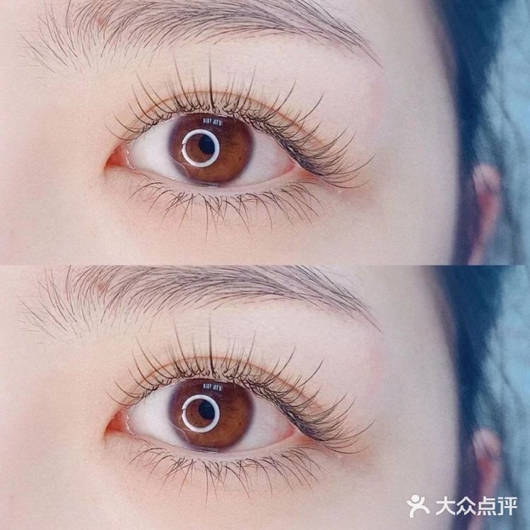 做的蒲公英款睫毛 达到了理想效果 很满意！