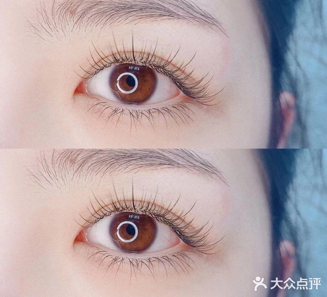 做的蒲公英款睫毛 达到了理想效果 很满意！