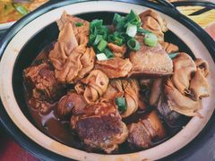 千张炖黑猪肉-国生茶庄·地道农家菜团建活动
