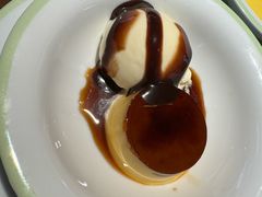 焦糖布丁配香草冰淇淋-萨莉亚意式餐厅(杭州滨江天街店)