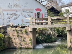 -摇橹船上船码头