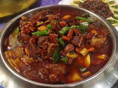 香辣牛筋头巴脑锅-95号酱骨·一块豆腐(展春园西路店)