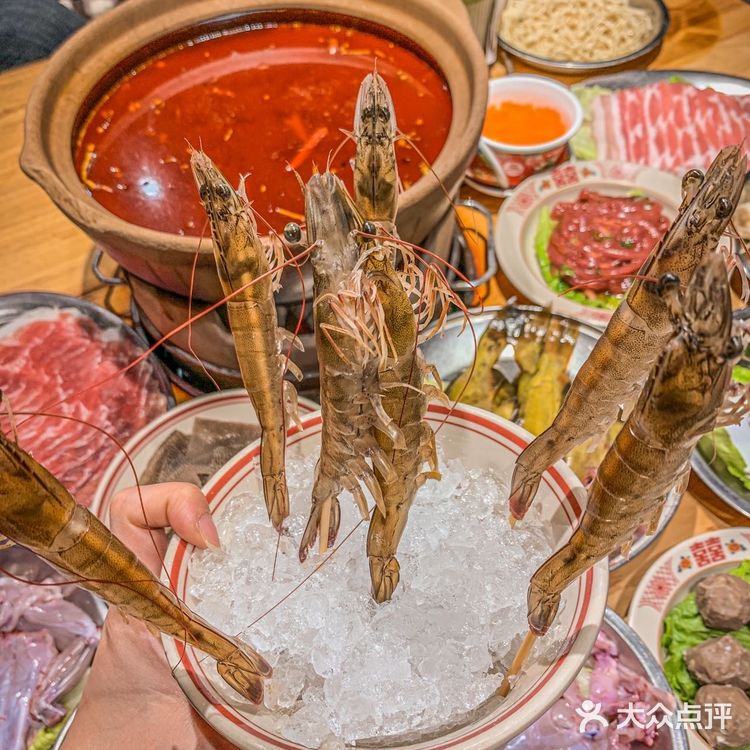 在万松园吃了开春的第一顿炭火老火锅，舒坦极了‼️