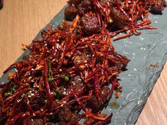 歌乐山辣子雪花牛肉-莲·中餐厅(成都首座万豪酒店)