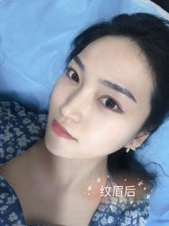 -西施无菌半永久纹绣眉眼影唇轻增发纹发际线