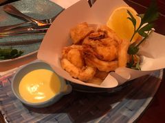 脆炸鱿鱼及虎虾-杭州西子湖四季酒店-WL BISTRO西湖餐厅(灵隐路店)