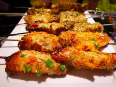 烤鸡翅-三个蒙古大叔羊肉串(大宁店)