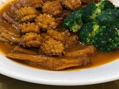 八头鲜鲍鱼扣玉掌-聚龙酒家(富豪花园店)