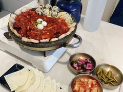 招牌辣鱿鱼五花肉煲-HOTISLAND海鸡岛·韩国料理(江南西店)