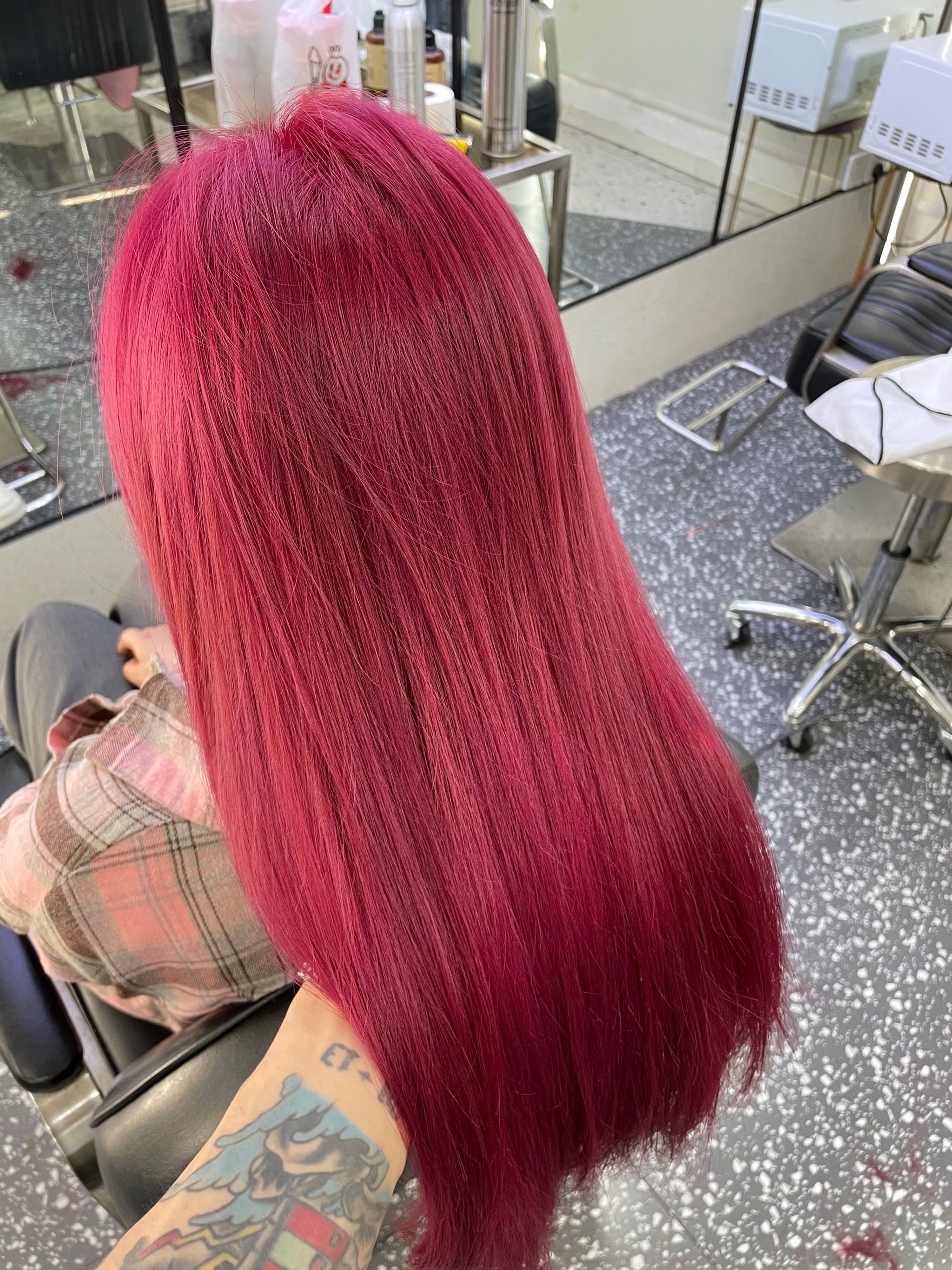 夏季发色推荐#树莓色