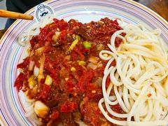 -歹歹的加个面过油肉拌面